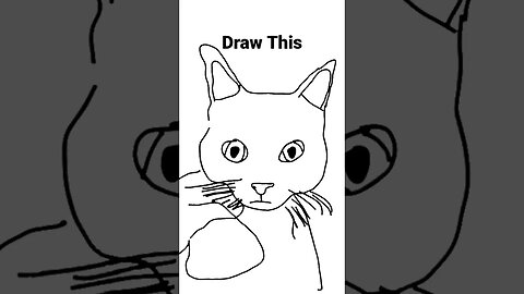 Drawing a Relaxed Cat #drawing #art #cats #cat