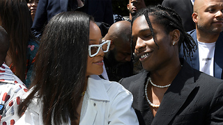 Rihanna Gets Cozy With EX Fling A$AP Rocky!