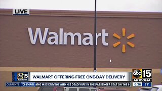 Walmart offering one-day delivery