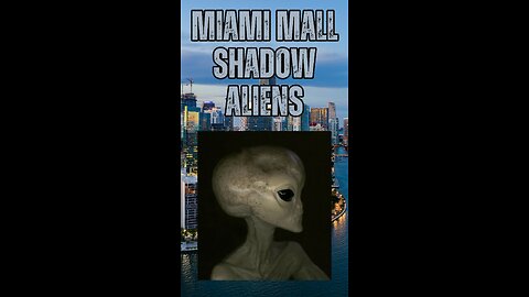 👽🛸 Unbelievable Sighting in Miami: Alien in the Mall and UFO in the Sky! 🌃