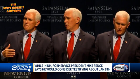 Irrelevant Pence considers testifying at the Jan 6th hearing on hiding in a secure panic room.