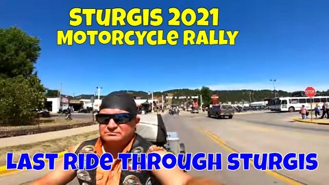 Sturgis Motorcycle Rally - Heading Out - EIGHTH DAY of Rally