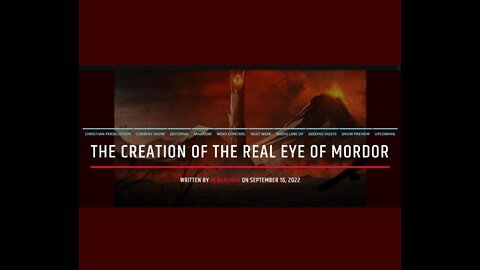 The Creation Of The Real Eye Of Mordor