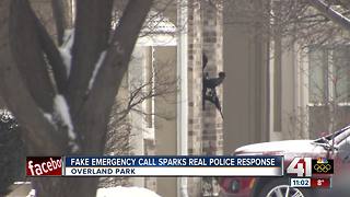 Overland Park police investigate hoax call after false report of a barricaded shooter