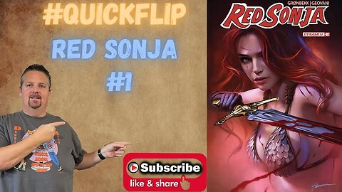 Red Sonja #1 Dynamite #QuickFlip Comic Review Torunn Grønbekk,Walter Geovani #shorts