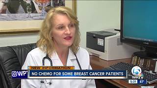 No chemo for some breast cancer patients