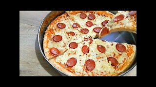How to Make Delicious Sausages Pizza🍕