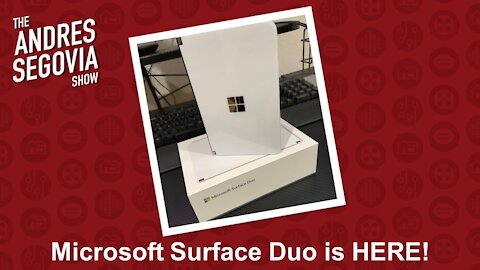 Unboxing the Microsoft Surface Duo & Setup Screen!