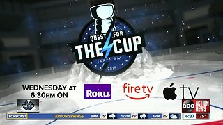 Tampa gears up for game one of round one of the Stanley Cup Playoffs