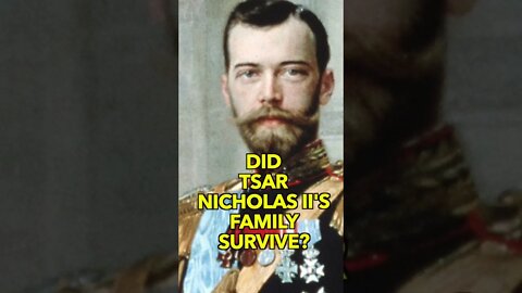 Did the Romanov Russian Family Survive the 1917 Attack? #shorts