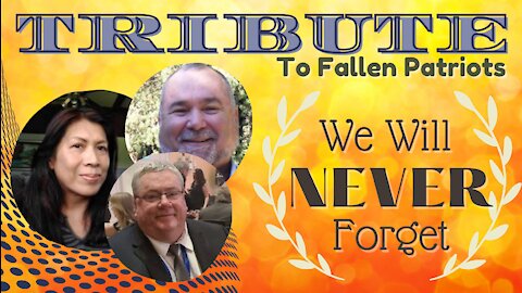 Cirsten W, Doug Kuzam, Robert David Steele, & Our Fallen Patriots; We Love You & Will NEVER Forget!!