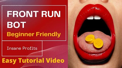 FRONT RUN BOT Insane Profits BEGINNER FRIENDLY