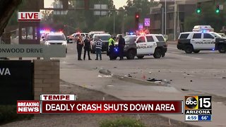 Driver arrested after fleeing deadly crash in Tempe