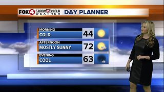 FORECAST: Cold morning, pleasant afternoon