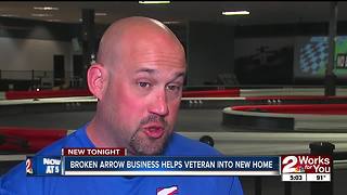 BA business helps veteran into new home