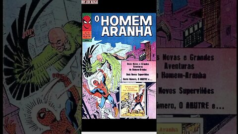 Homem Aranha - Nº 01, 02, 03, 04, 05 (Capas) (1ª Série) (1969)