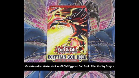 #tcg Ouverture d'un starter deck Yu-Gi-Oh! Egyptian God Deck Slifer the Sky Dragon