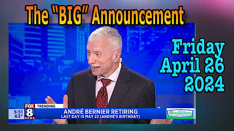 André Bernier’s Big Announcement