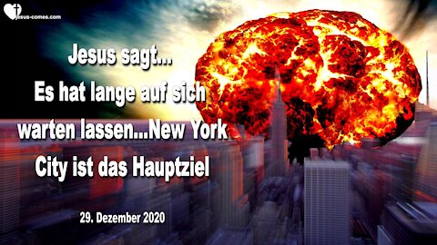 New York City ist das Hauptziel... Es hat lange auf sich warten lassen ❤️ Warnung von Jesus Christus