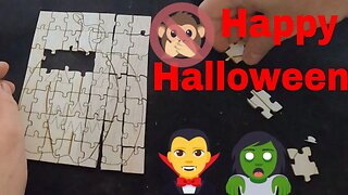 Laser-Cut Pumpkin Puzzle