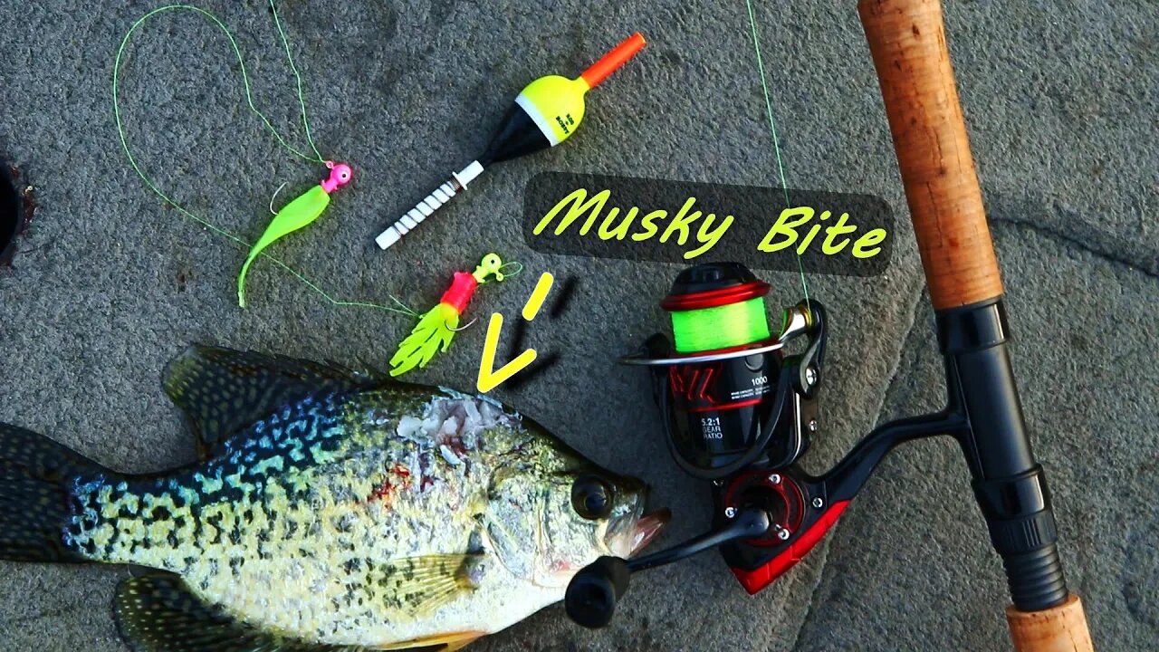How to Tie Slip bobber for Double Jig Crappie Rig (Muskie