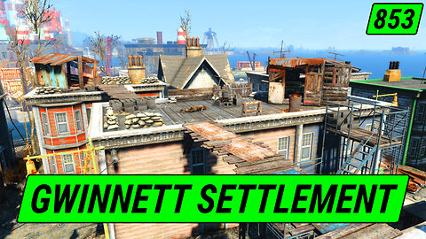 Gwinnett Roof Settlement | Fallout 4 Unmarked | Ep. 853