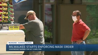 9 Milwaukee businesses warned for not complying with mask order