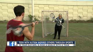 Lacrosse helps teenager with autism beat the odds, inspire others