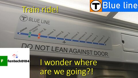 A crazy ride on the MBTA Blue Line. Messed up announcements, changeover and Wonderland elevator.