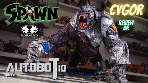 CYGOR Spawn Mcfarlane Toys Deluxe Action Figure Revisao BR