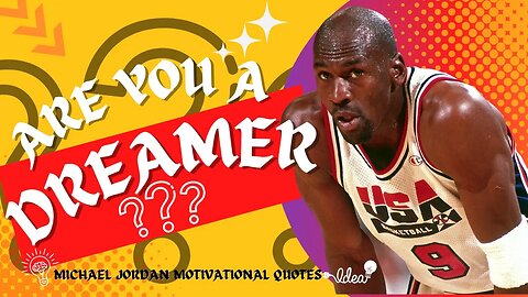 Michael Jordan Motivational Video│Are You A Dreamer?🔥│NBA Highlights│#quotes #basketballhighlights