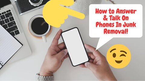 How to answer Junk Removal Phone Calls & Sales Script