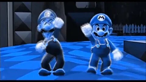 Mario & Luigi dancing to the Song Heartbeat