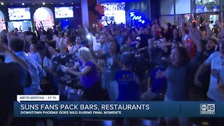 Suns fans pack bars, restaurants for Game 2