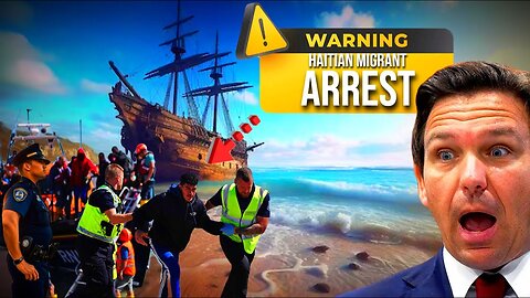 It Begins… FLORIDA Arrest Migrants🔥Desantis Warns Migrants walking border after BLOCK HAITIAN BOATS