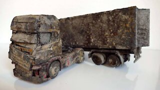 Scania V8 R730 Restoration Abandoned semi trailer truck