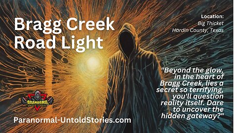 Bragg Creek Road Light: Hidden Aliens Gateway in Plain Sight! #Hauning #Haunted #Ailens #Paranormal