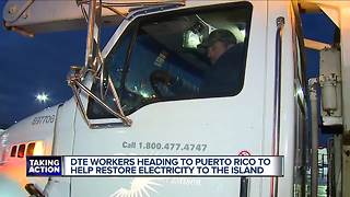 DTE workers heading to Puerto Rico to help restore electricity