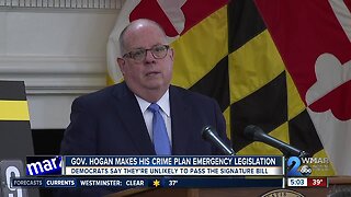 Governor Hogan makes his crime plan emergency legislation