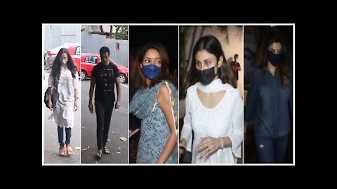 Raj Kaushal's Demise: Mouni Roy, Rohit Roy, Raveena Tandon, Vidya Malavade & Maria Goretti Visit