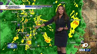 10News Pinpoint Weather with Meteorologist Angelica Campos