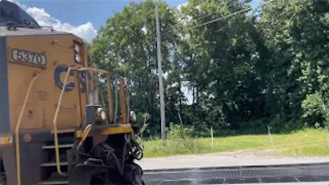 CSX Q217 Autorack Train Part 2 from Lodi, Ohio August 3, 2021