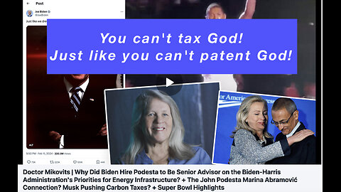 Carbon Tax? You can't tax God!