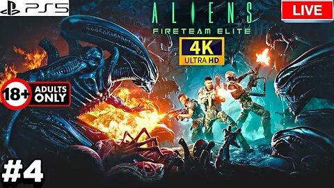 Aliens Fireteam Elite PS5 4K Ultra HD Livestream 04