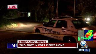 Double shooting injures two people at Fort Pierce home