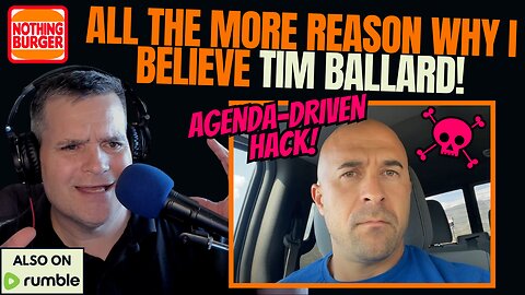 All The More REASON Why I BELIEVE TIM BALLARD! | Is ERIC MOUTSOS An OPPORTUNIST?