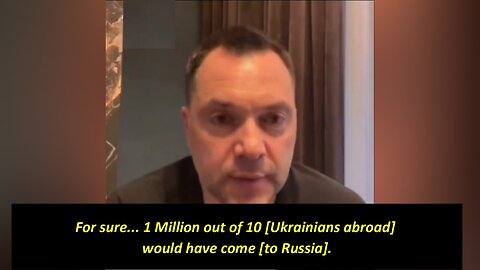 Ex-Zelensky´s advisor: If Putin offers citizenship to Ukrainians abroad, 1 million would accept it