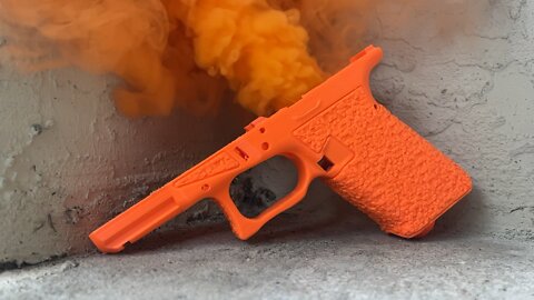 Orange smoke