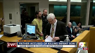 Father charged with murder in death of 1-month-old son