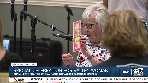 Community helps Mesa woman celebrate 105th birthday